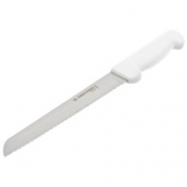 Dexter Russell - Basics Bread Knife, 8&quot; Blade with White Plastic Handle, each