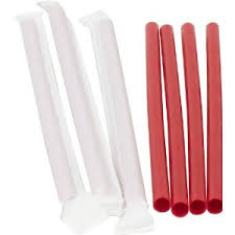 Wrapped Straw, 10.25&quot; Giant Red