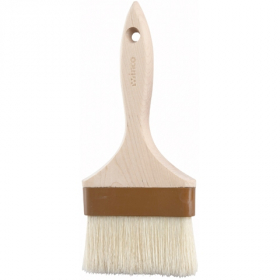 Winco - Pastry/Basting Brush with Boar Bristles, 4&quot; Flat