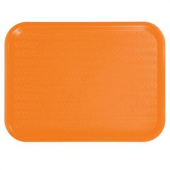 Winco - Fast Food Tray, 12x16 Orange Plastic