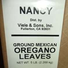 Nancy Brand - Oregano Leaves, Ground Mexican, 5 Lb