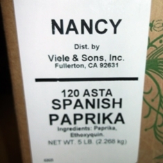 Nancy Brand - Paprika, Ground Spanish, 5 LB
