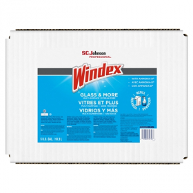 Windex - Glass &amp; More, Multi-Surface Streak-Free Cleaner with Ammonia-D, Refill, 5 gal