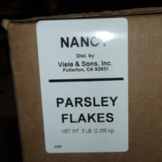 Nancy Brand - Parsley Flakes, Whole, 5 Lb
