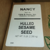 Nancy Brand - Sesame Seed, Hulled, 5 Lb