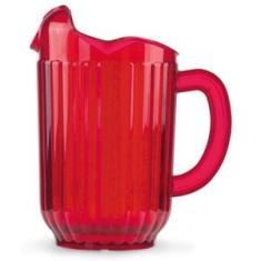 Vollrath - Traex Tuffex Beverage Pitcher with 3 Spouts, 60 oz Ruby Red