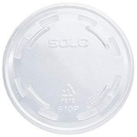 Dart - Lid, Clear PET Plastic Cold Drink Non-Vented Lid, Fits TP9 and TP10
