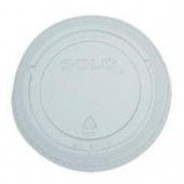Dart - Lid, Clear PET Plastic Cold Drink Non-Vented Lid, Fits 16-24 oz cups