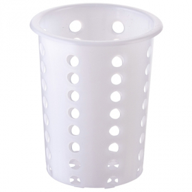 Winco - Flatware Cylinder, Perforated Plastic, Fits 4&quot; Diameter Hole