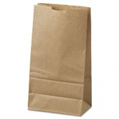 Paper Bag, #6 Brown/Kraft, 6x4x11, 500 count