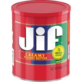 Jif - Creamy Peanut Butter Can, 6/4 Lb