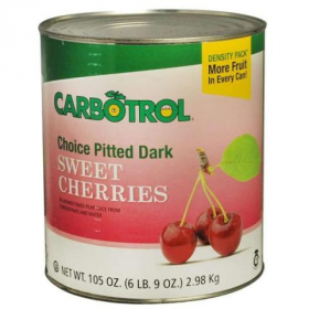 Carbotrol - Sweet Cherries, Dark Pitted, 6/105 oz