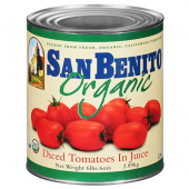 San Benito Organic - Diced Tomatoes in Juice, 6/10