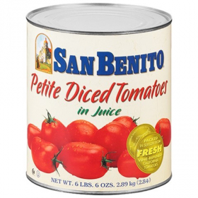 San Benito - Petite Diced Tomatoes in Juice, 6/10