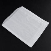 Dry Wax Bag, #6, White, 4.5x4.5