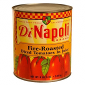 DiNapoli - Fire Roasted Diced Tomatoes in Juice, 6/10