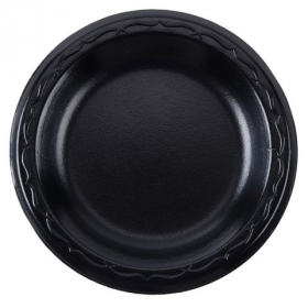 Genpak - Plate, 6&quot; Laminated Black