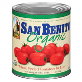 San Benito Organic - Whole Peeled Tomatoes in Juice, 6/10
