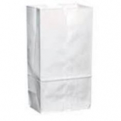 Paper Bag, #6 White, 6x3.5x11