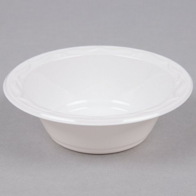 Genpak - Bowl, White Plastic, 5 oz Hi Impact