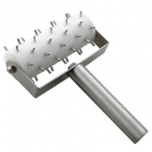 Winco - Dough Roller Docker, 5&quot; Head with Stainless Steel Handle and Pins