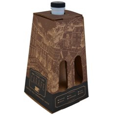 Beverage/Coffee Carafe, Corrugated, Holds up to 96 oz, 24x21x12