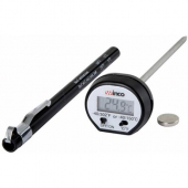 Winco - Digital Thermometer, -40 to 302 degrees F, 1&quot; LCD Dial and 4.75&quot; Probe Length, Includes Meat