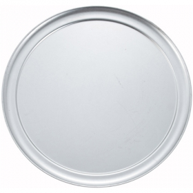 Winco - Pizza Tray, 19&quot; Aluminum with Wide Rim, each