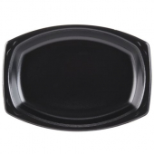 Genpak - Platter, Black, Laminated, 7x9