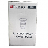 Primo - Water Cup, 7 oz Clear PP, 1200 count
