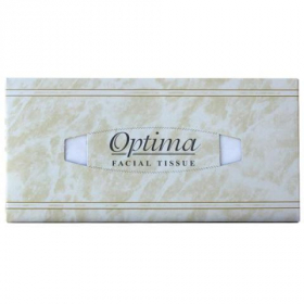 Allied West - Optima Premium Facial Tissue, 2-Ply Flat Box, 8.5x8