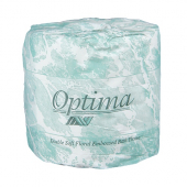 Allied West - Optima Toilet Tissue, Premium 2-Ply Indivually Wrapped, 4.3x3.75, 96 count