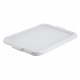Winco - Dish Box Cover, Fits 20.25x15.5 and 21.5x15 Boxes, White PP Plastic