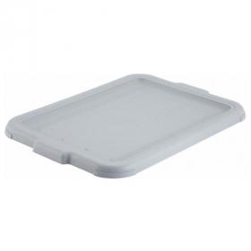 Winco - Dish Box Cover, Fits 20.25x15.5 and 21.5x15 Boxes, Gray PP Plastic