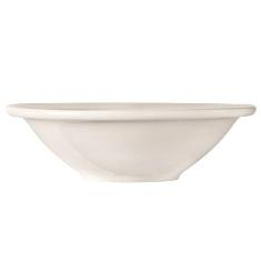 World Tableware - Porcelana Rolled Edge Grapefruit Bowl, 6.375&quot; Bright White Porcelain