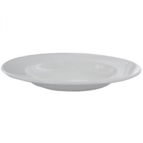 World Tableware - Porcelana Rolled Edge Pasta Bowl, 12&quot; Bright White Porcelain, 20 oz