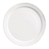 World Tableware - Porcelana Narrow Rim Plate, 5.5&quot; Bright White Porcelain, 36 count