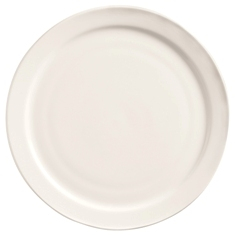 World Tableware - Porcelana Narrow Rim Plate, 9&quot; Bright White Porcelain