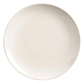 World Tableware - Porcelana Coupe Round Plate, 12.25&quot; Bright White Porcelain
