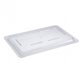 Omcan - Food Storage Container Lid, Fits 12x18 Container, PC Clear Plastic, each