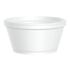Dart - Food Container, Foam White, 2.1&quot; Height, 8 oz