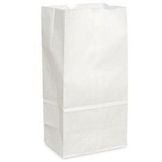Paper Bag, #8 White, 6x4x12, 500 count