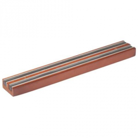 Winco - Knife Bar, 12&quot; Magnetic with Wooden Base