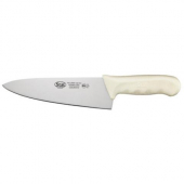 Winco - St&auml;l Chef&#039;s Knife, 8&quot; German Steel with White Handle