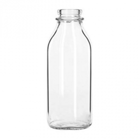 Libbey - Glass Milk Bottle, 33.5 oz