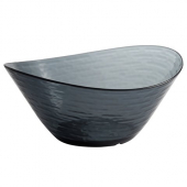 Libbey - Infinium Wake Bowl, 100 oz Oval Grey Glass, 6 count