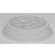 Genpak - Lid, Clear Plastic Dome Lid, Round, Fits 9&quot; Plates, 9x1.25