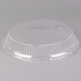 Genpak - Lid, Clear Plastic Dome Lid, Round, Fits 10.25&quot; Plates, 10.25x1.38