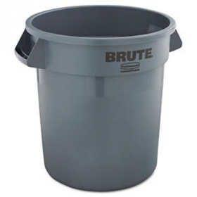 Rubbermaid - Garbage/Trash Can, Gray 10 Gallon