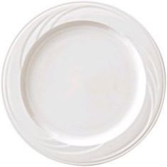 Syracuse China - Cascade Dinner Plate, 6.25&quot; Cream White